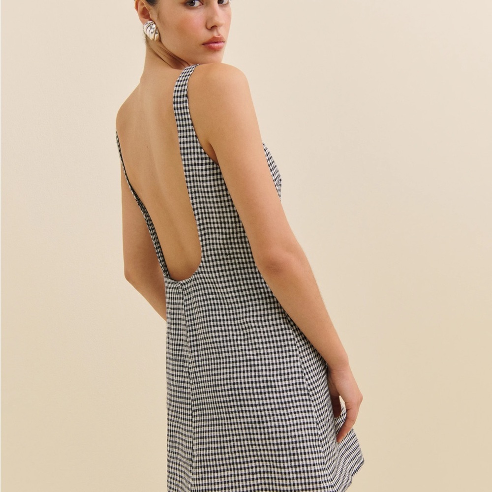 Reformation Rosemund Dress in Remy Check